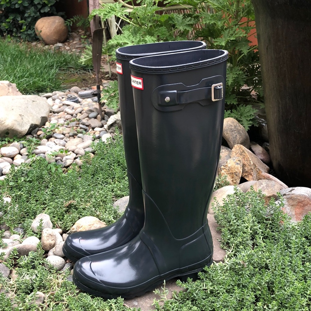New Hunter Original Tall Waterproof Rain Boots - Picture 4 of 7